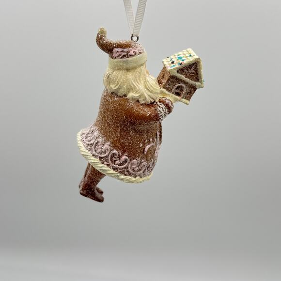 Set Santa & Mrs Claus Gingerbread Christmas Ornaments Bakery Sweet Shop NEW - Picture 4 of 10